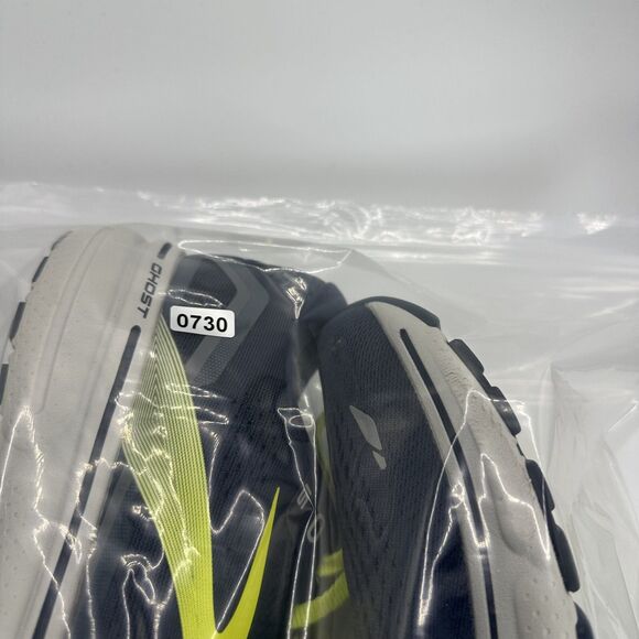 Brooks Ghost 15 Shoes Mens Size 10 Blue Yellow Running Cushioned Trainer